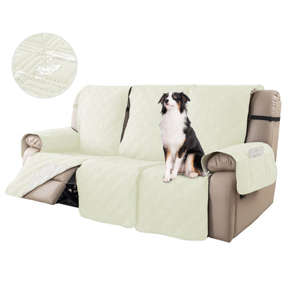 Non-Slip Recliner Sofa Covers 3 Seaters Elastic Band Sofa Covers Washable Furniture Protector for Bedroom, Office, Living Room
