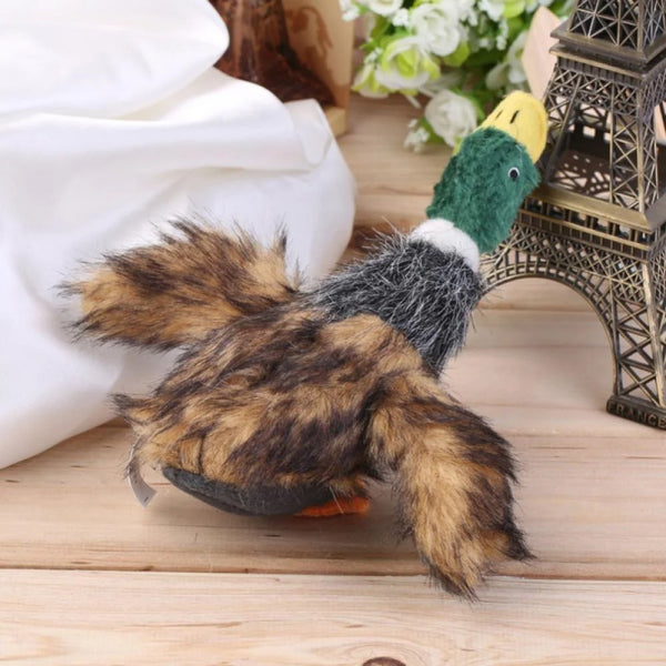 Squeaky Indestructible Duck Doggy Chew Toy