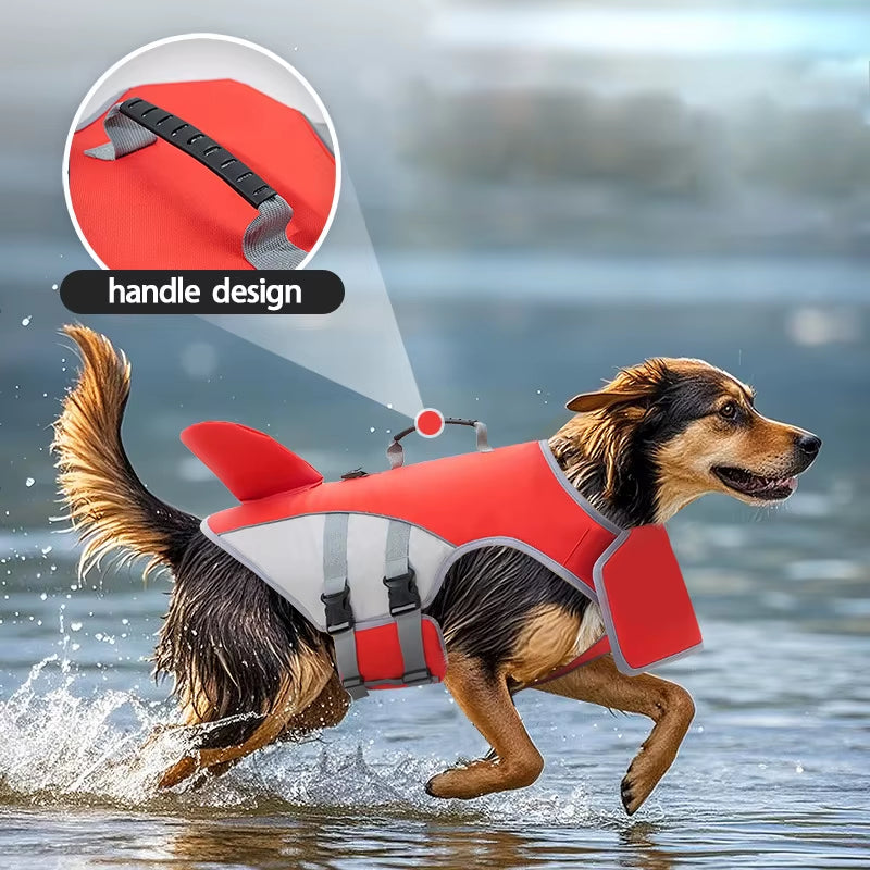 Life Jacket Shark Fin Safety Vest for Dogs