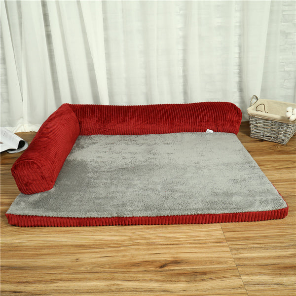 Snoutique Luxurious Corduroy Dog Bed