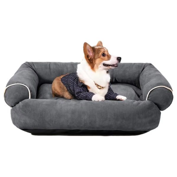Orthopedic Dog Sofa Bed Anti-Slip Breathable Luxury Pet Bed Cushion Dog Pillow Bed Dog Cuddler Sleeping Bed for Large Medium Sma