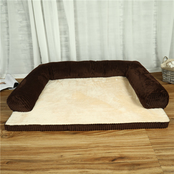 Snoutique Luxurious Corduroy Dog Bed