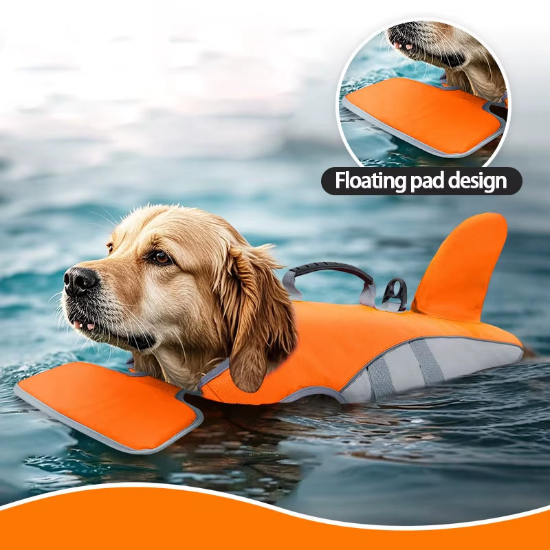 Life Jacket Shark Fin Safety Vest for Dogs